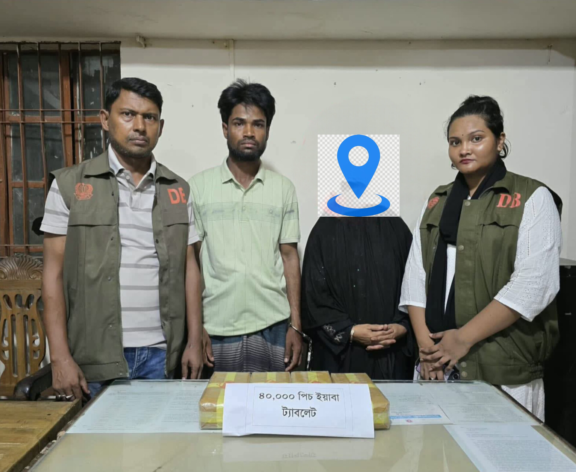 রামুতে ৪০ হাজার ইয়াবাসহ বিএনপি নেতার স্ত্রী ও এক রোহিঙ্গা আটক