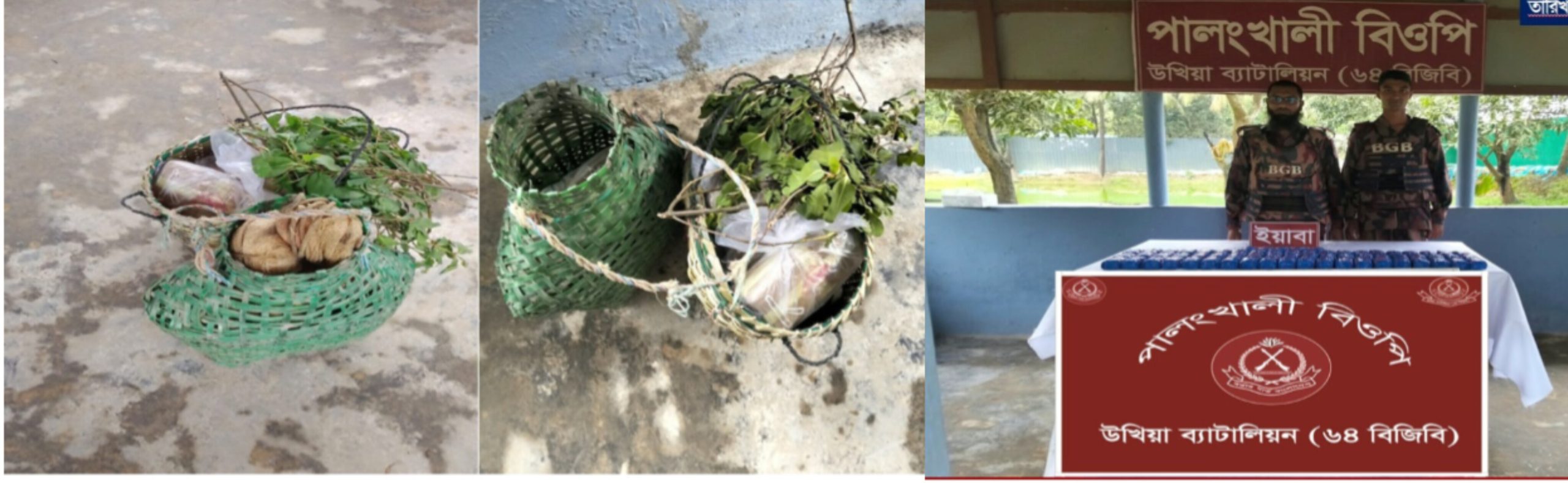 উখিয়ায় ১ লাখ ৩০ হাজার ইয়াবা উদ্ধার, পালিয়ে গেল তিন চোরাকারবারি