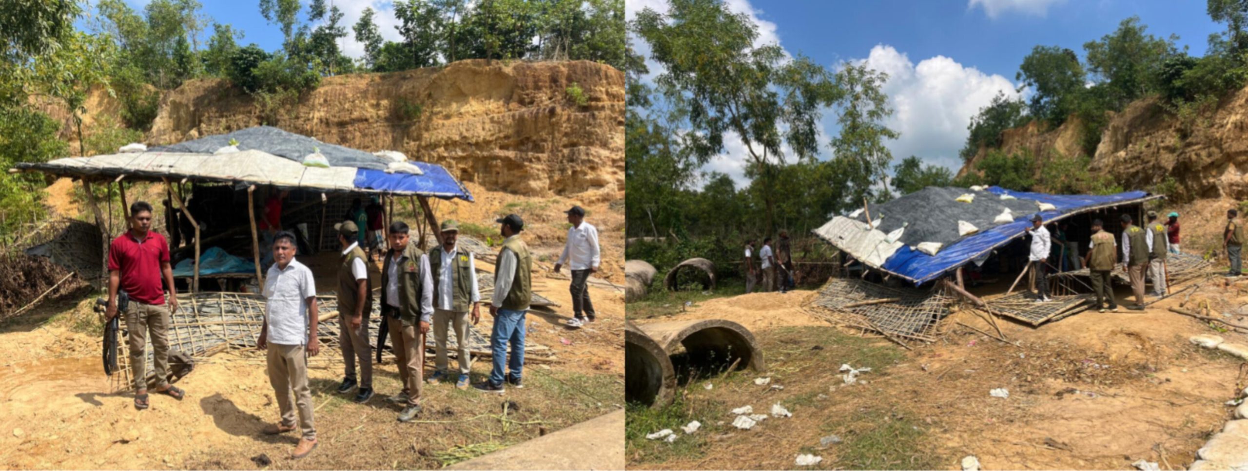 উখিয়ায় বন বিভাগের জমিতে ৭ অবৈধ স্থাপনা উচ্ছেদ-দখলমুক্ত করলো ৩০ একর জমি